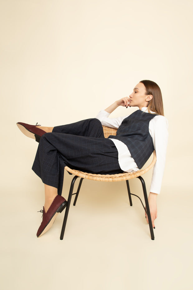 Top Luka Classic Dark Blue Tartan