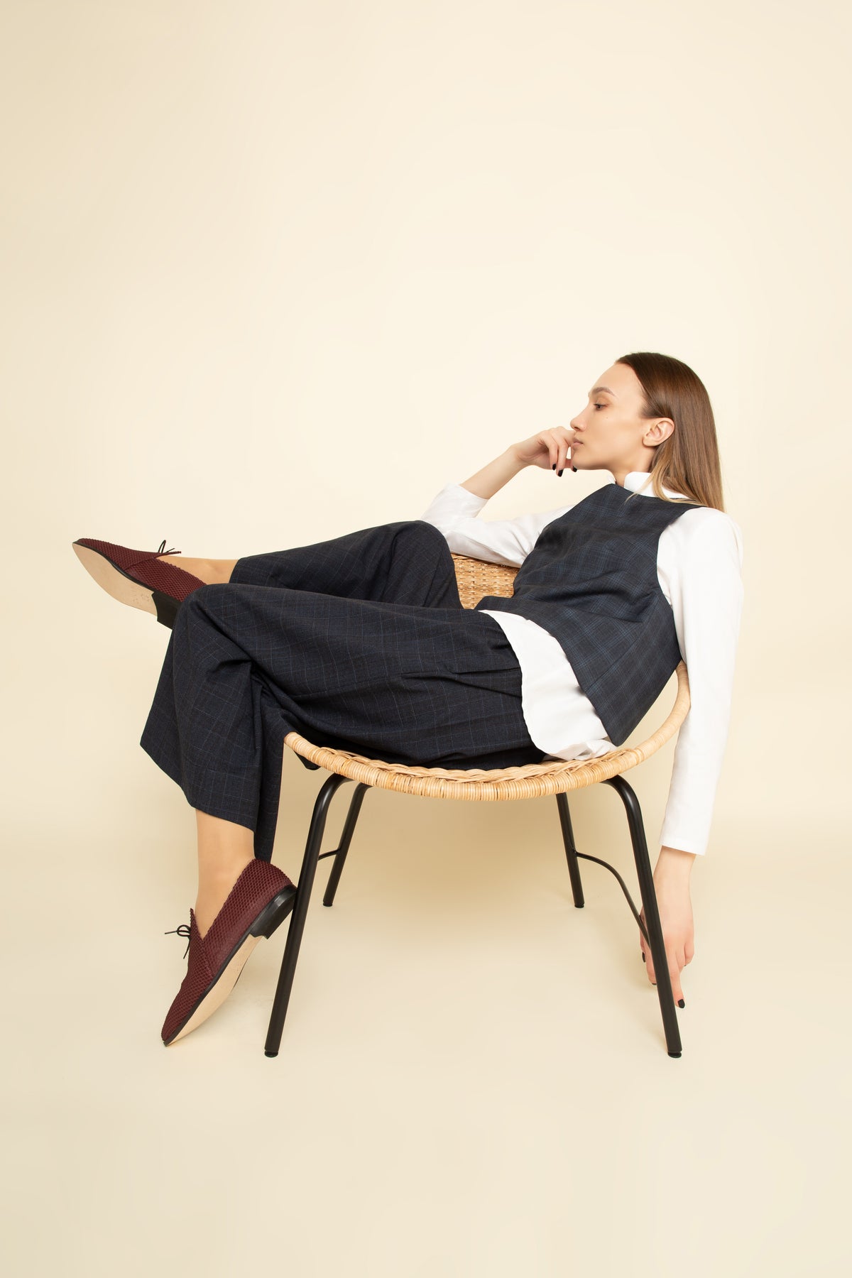 Top Luka Classic Dark Blue Tartan