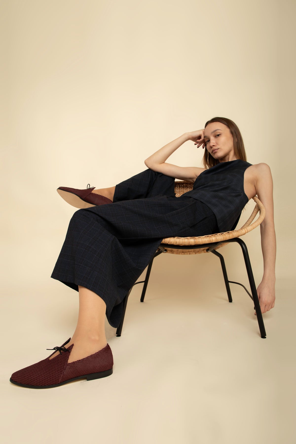 Top Luka Classic Dark Blue Tartan