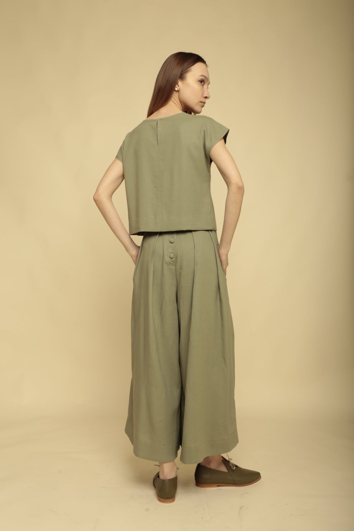 Nata Sage Green Top