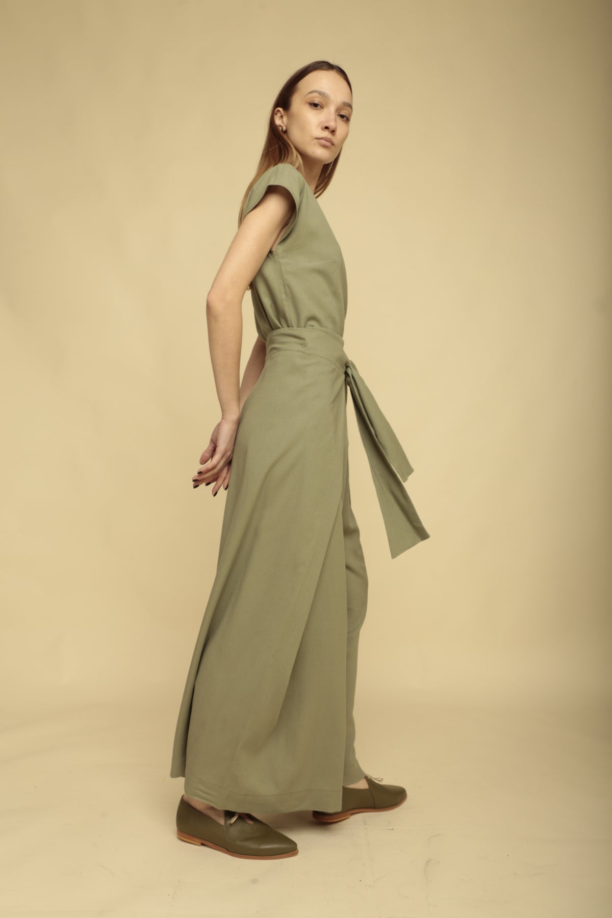 Nata Sage Green Top