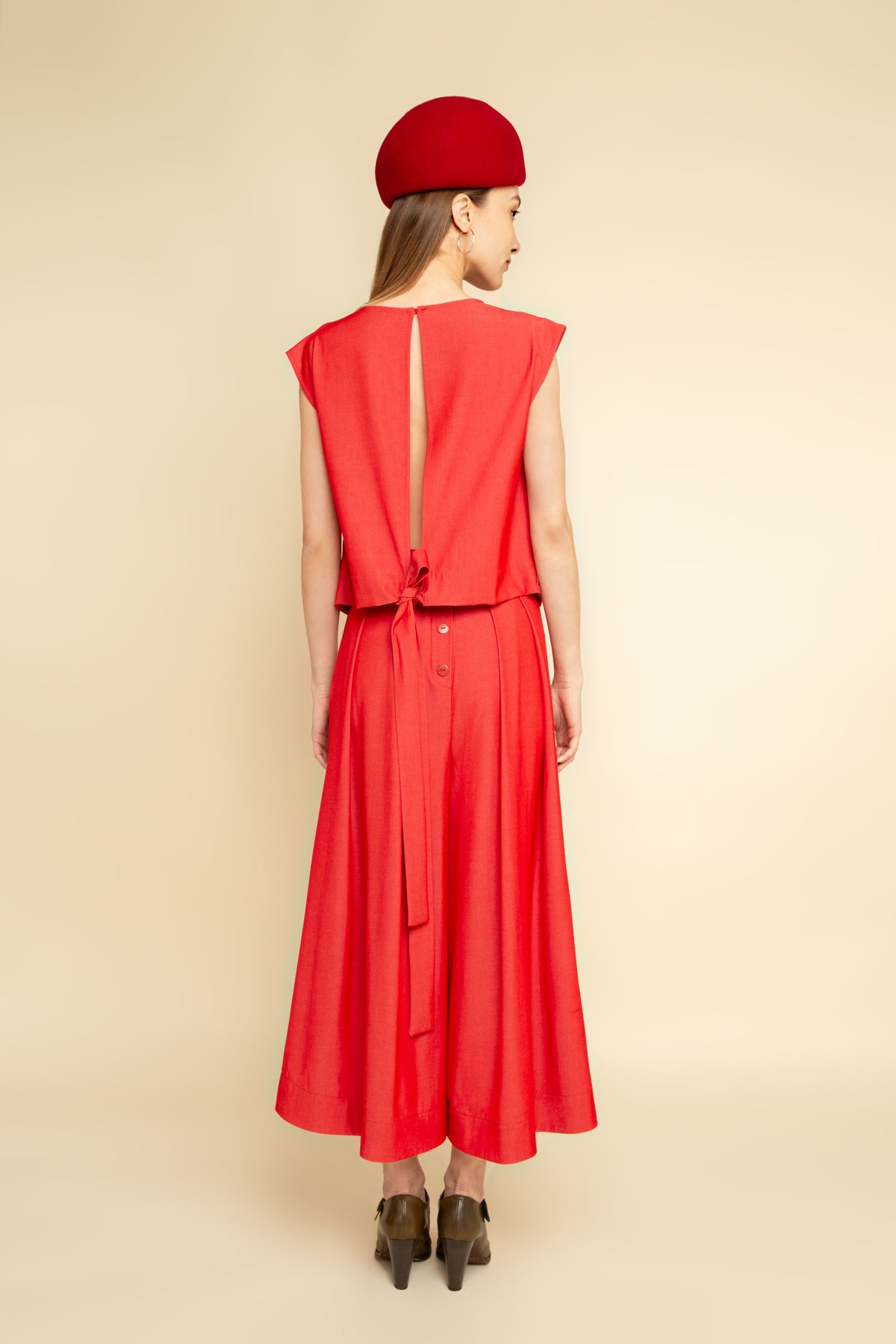 Pants Obi Vibrant Red