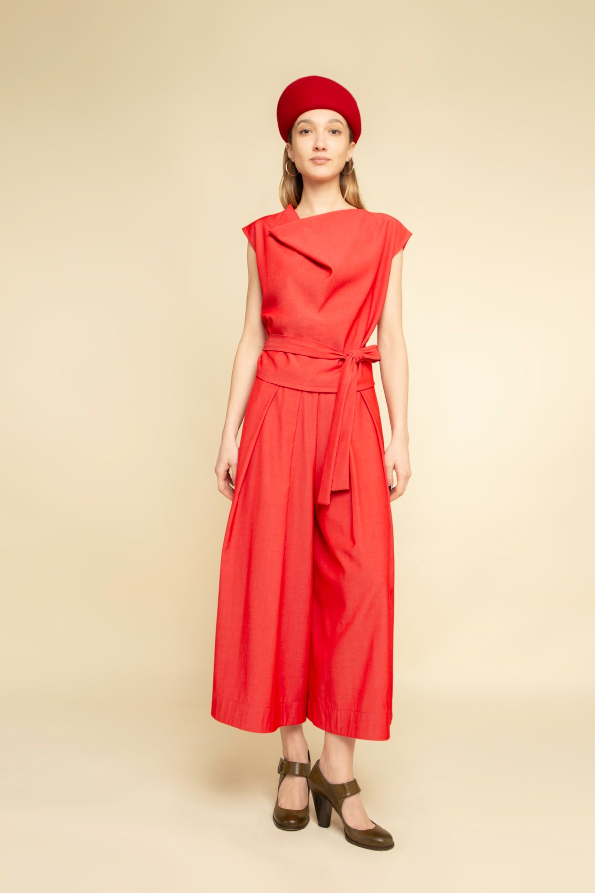 Pants Obi Vibrant Red